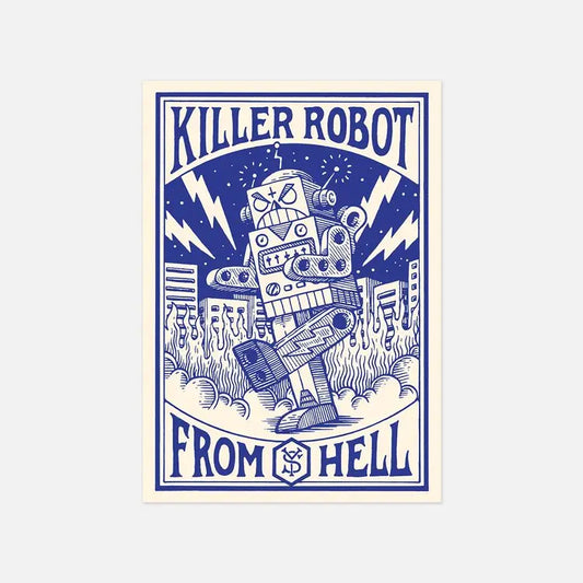 Yeaaah! Studio: Killer Robot Postcard