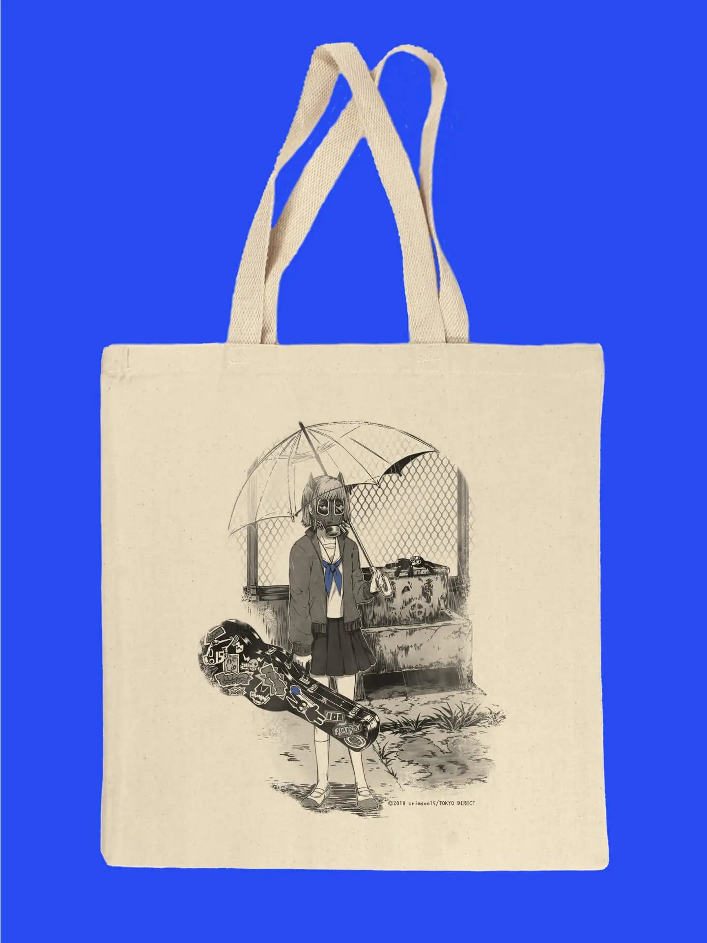 Popkiller: Crimson15: Gas Mask Sailor Tote Bag