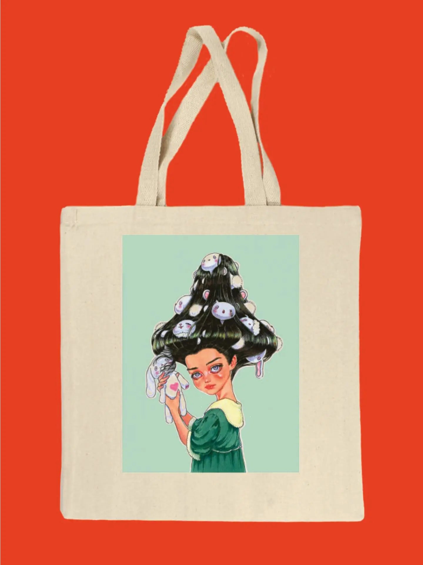 Popkiller: Cogumeli: Mushroom Girl Tote Bag