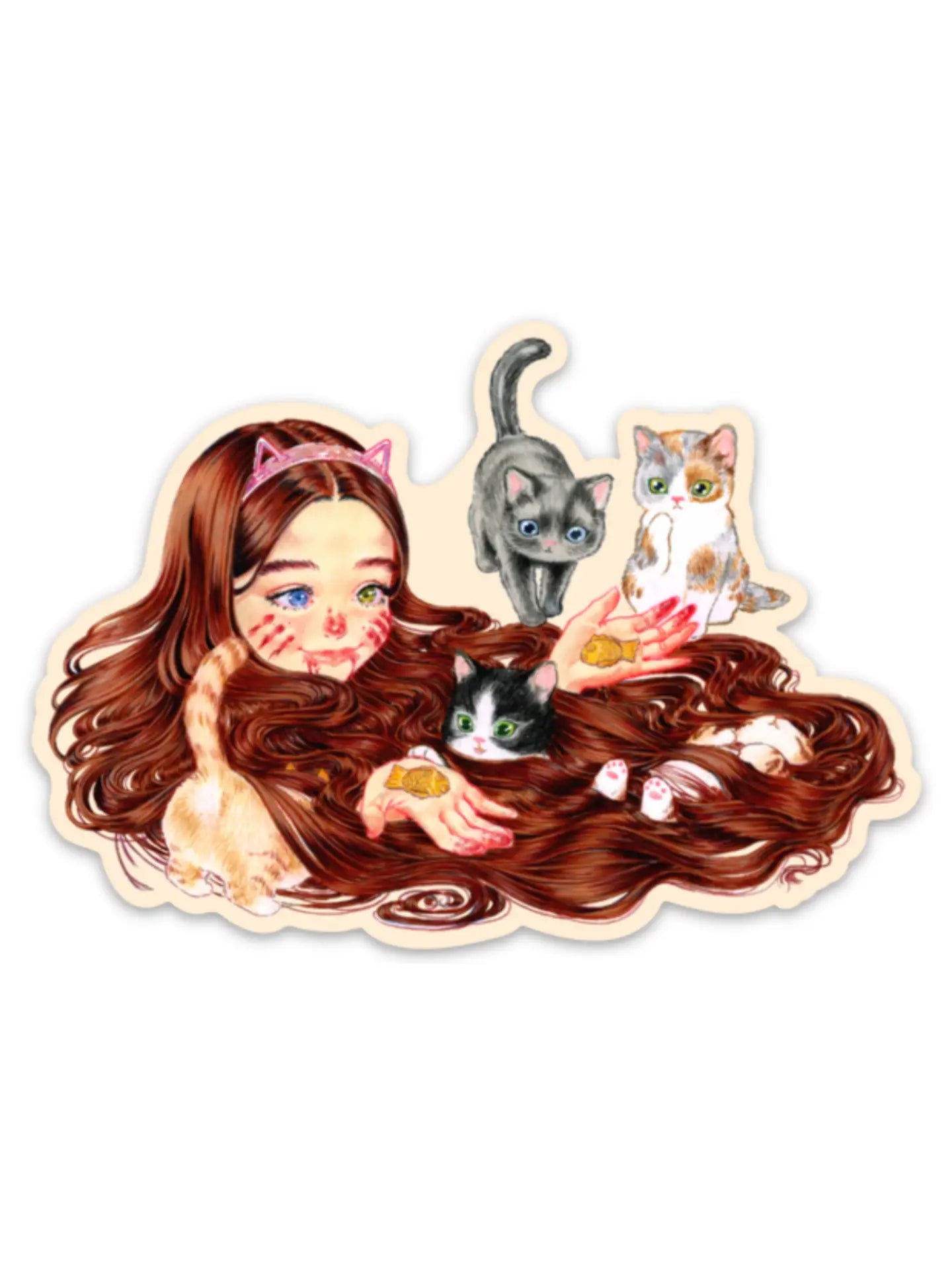 Popkiller: Cogumeli: Kitty Pool Sticker