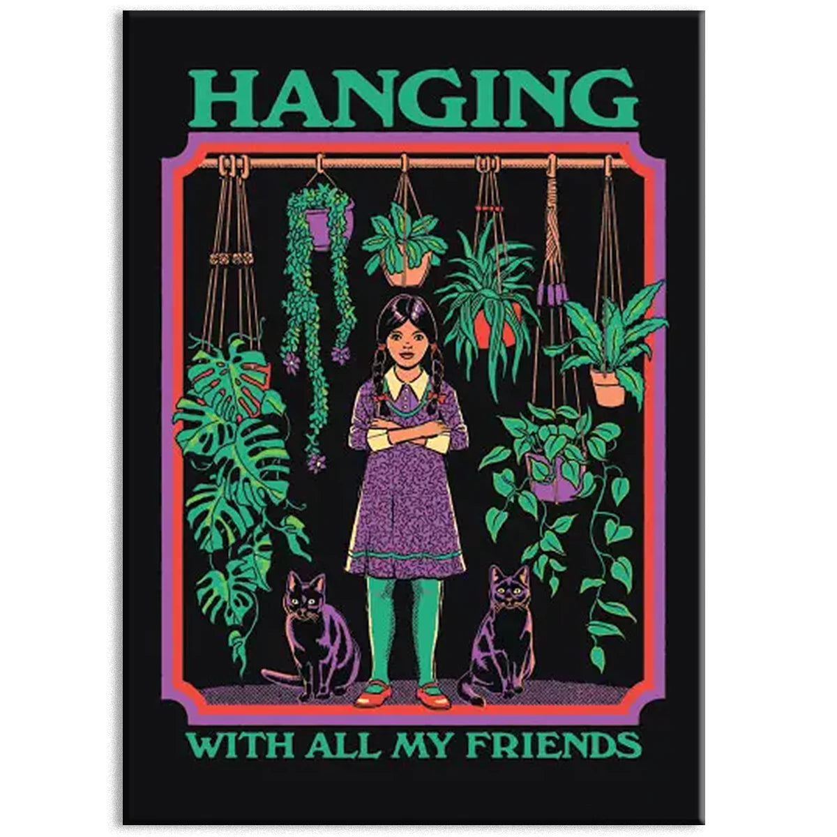 Steven Rhodes: Hanging with All My Friends Magnet