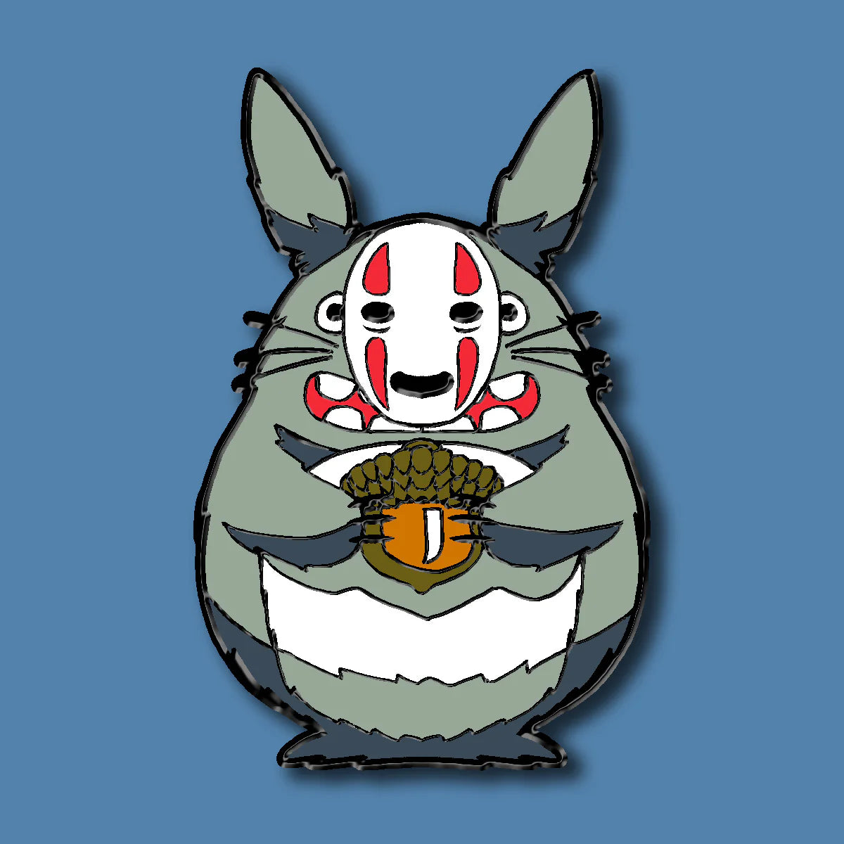 Tim Doyle: Kaonashi x Totoro Enamel Pin