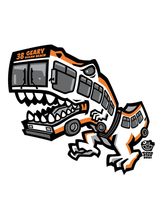 Sumofish: 38 Geary T-Rex Decal