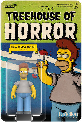 The Simpsons ReAction Figures Wave 4 Treehouse Of Horror V2: Hell Toupee Homer