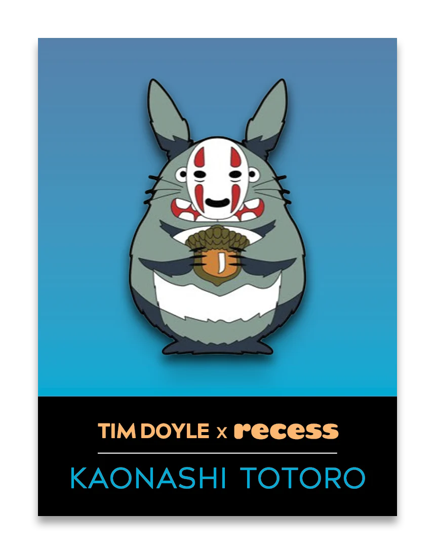 Tim Doyle: Kaonashi x Totoro Enamel Pin