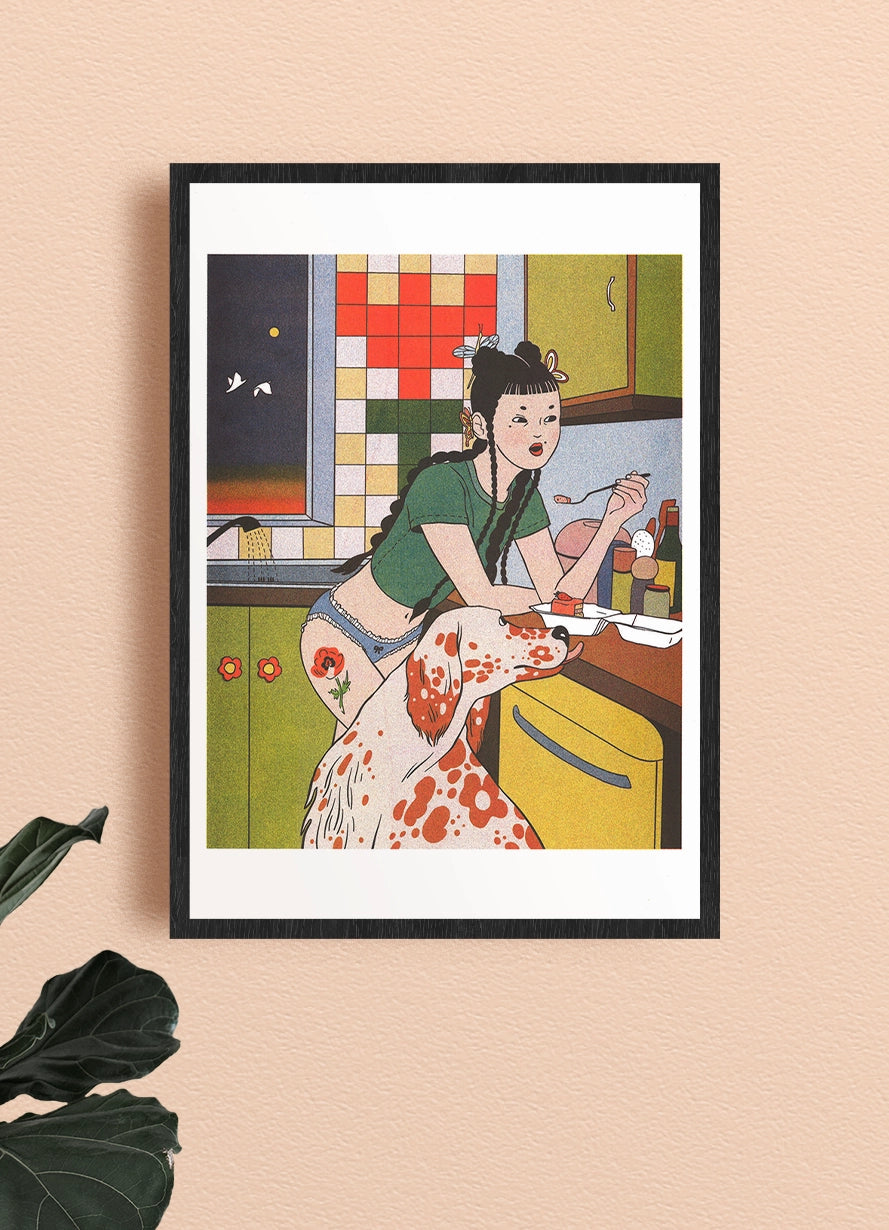 Sunny Wu: Midnight Snacks Art Print