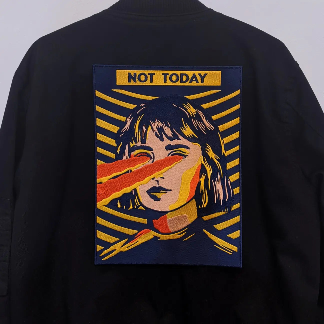 Not Today Large Back Patch