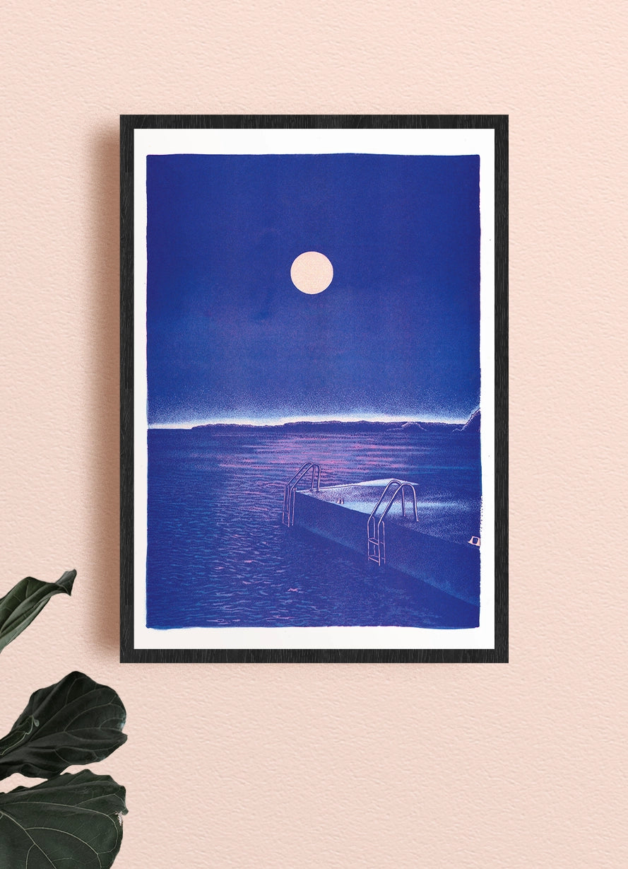 Bamboulino: Midnight Swim Art Print