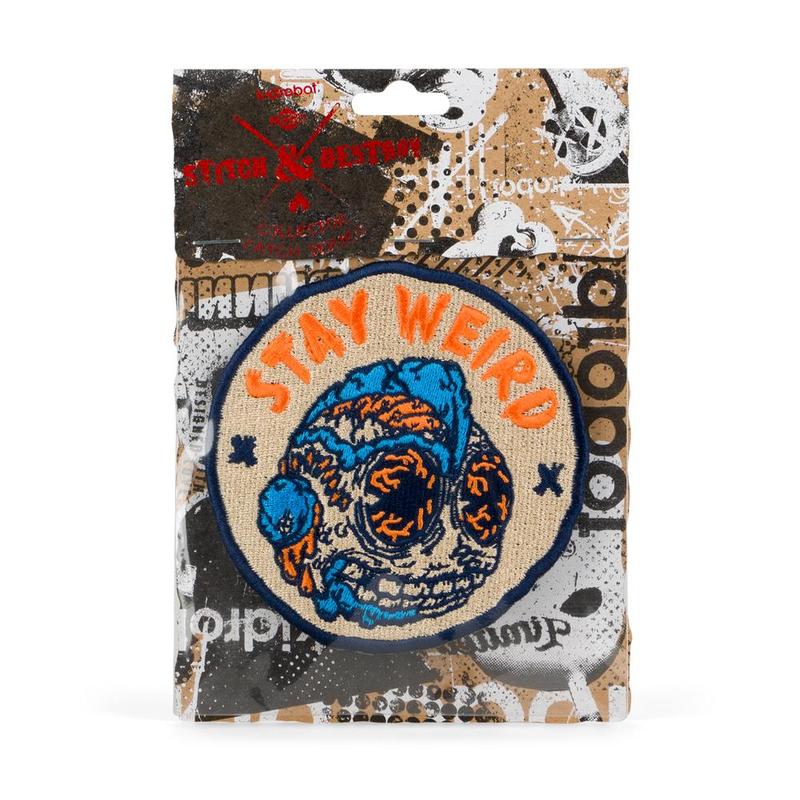 Kidrobot Stitch & Destroy Embroidered Patch Series