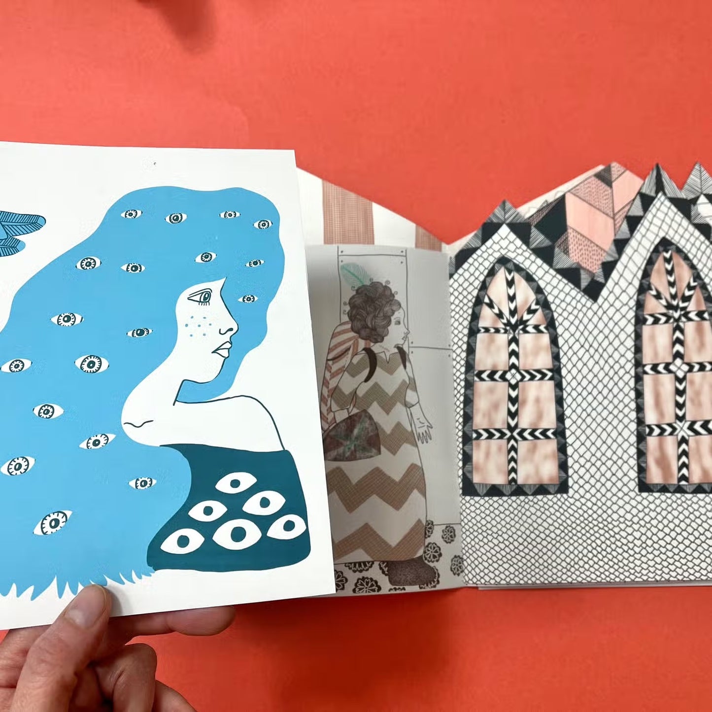 Erika Rier: Pageant - A Fold Out Art Zine