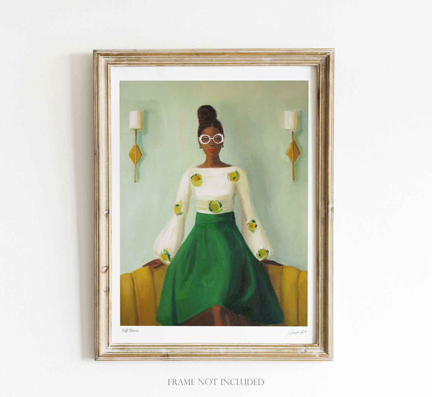 Janet Hill: Puff Sleeves Art Print