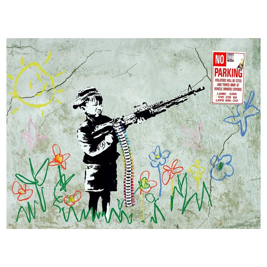 Banksy: Crayola Shooter Urban Art Puzzle