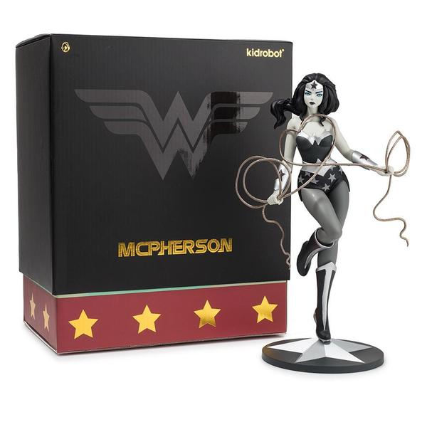 Tara McPherson: DC Comics Wonder Woman Medium Figure: Greyscale Version