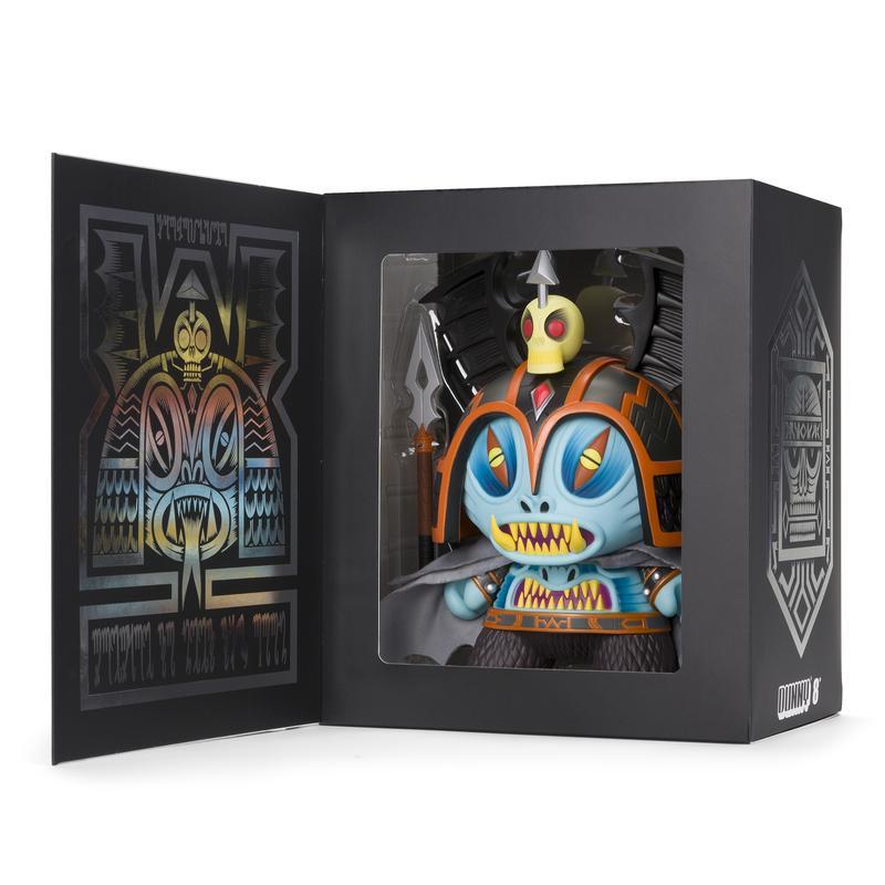 8" Blue Harbinger Dunny by Martin Ontiveros