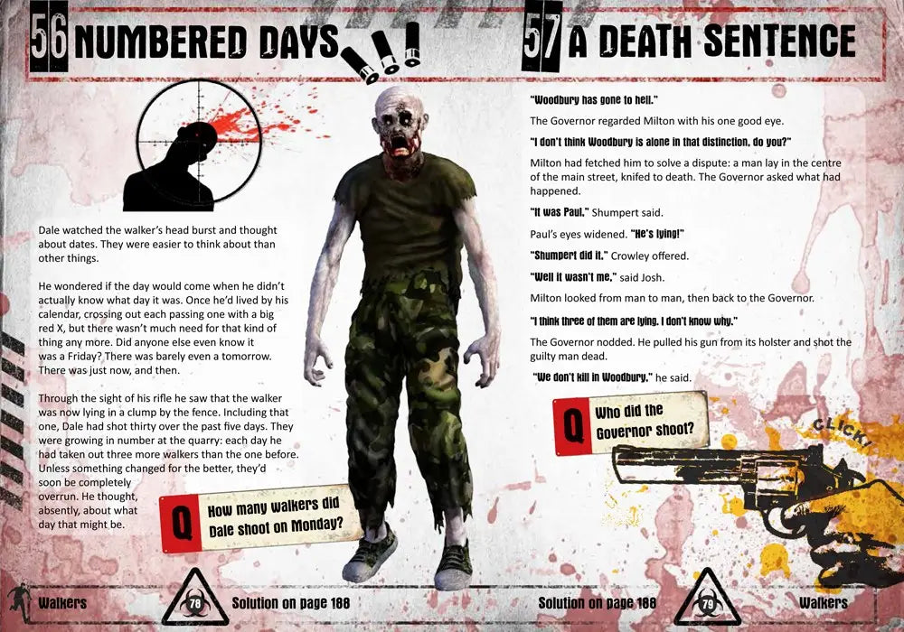 Zombie Survival Puzzles: A Dangerously Infectious Brain-Munching Adventure