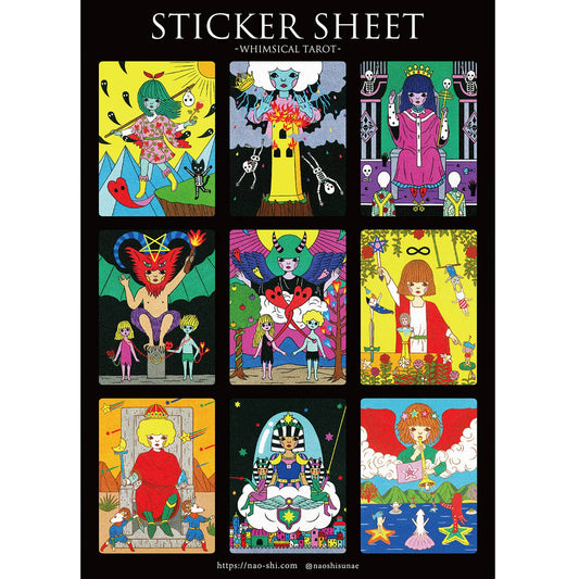 Naoshi: Tarot Black Sticker Sheet