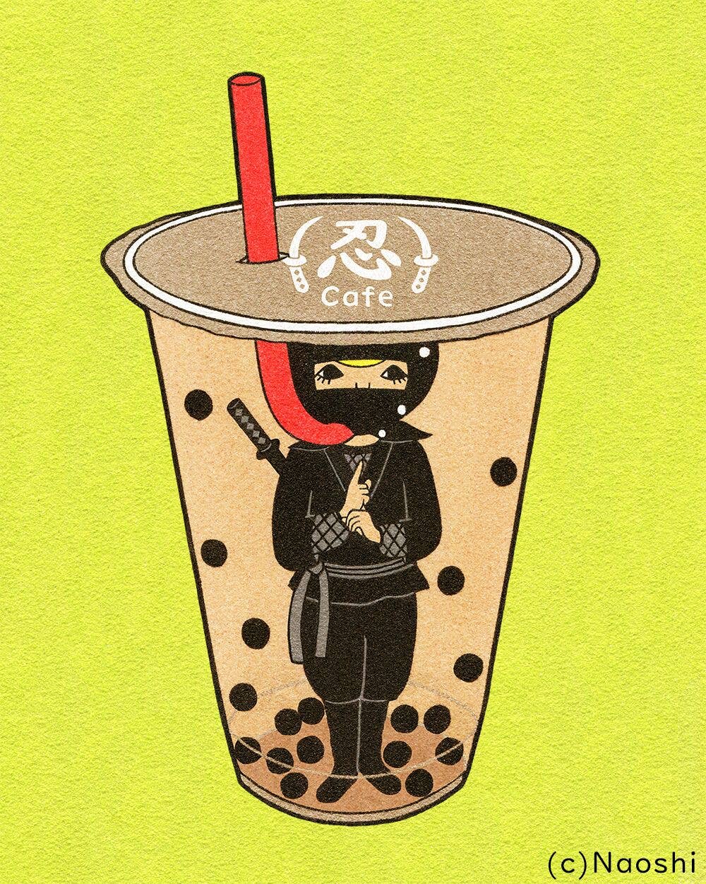 Naoshi: Boba Ninja Art Print