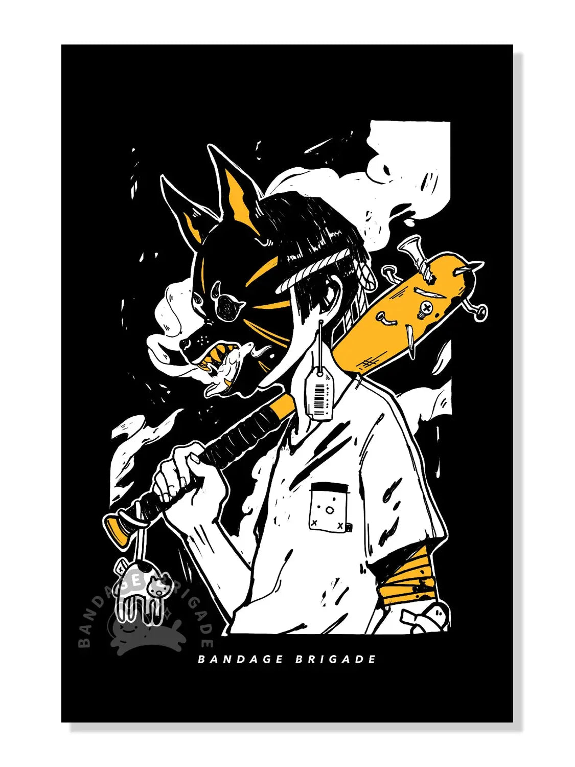 Bandage Brigade: The Hound Postcard