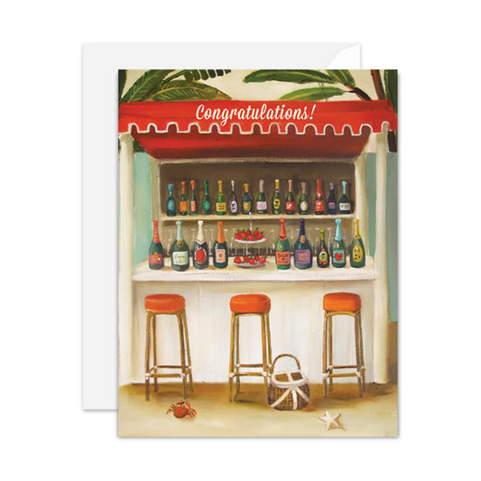 Janet Hill: Champagne Shack Card