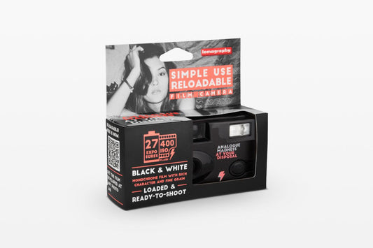 Simple Use Reloadable Film Camera Black & White
