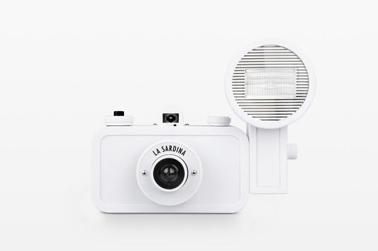 La Sardina White 35mm Camera