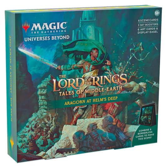 MTG: The Lord of the Rings: Tales of Middle Earth-Aragorn at Helm's Deep Scene Box