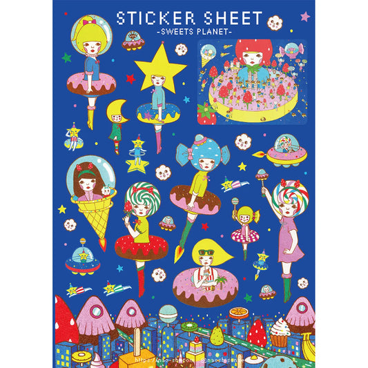 Naoshi: Sweets Planet Sticker Sheet