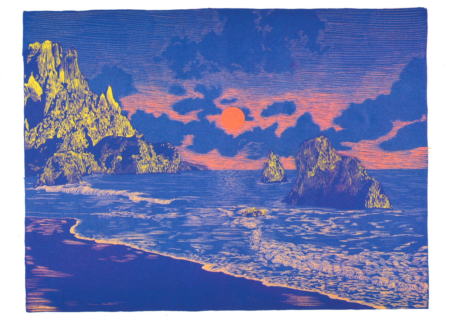 Bamboulino: Apocalyptic Sea Art Print