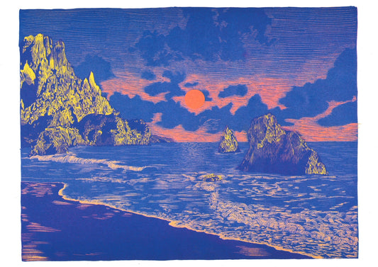 Bamboulino: Apocalyptic Sea Art Print