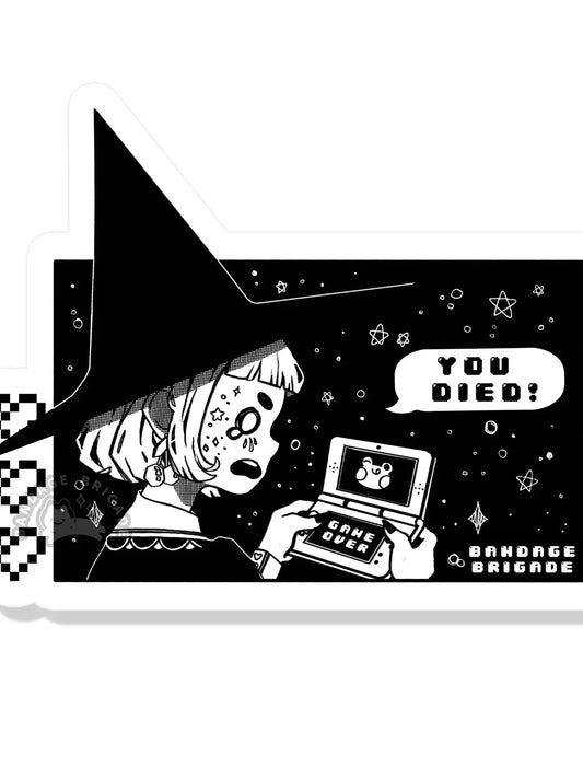 Bandage Brigade: You Died! Sticker