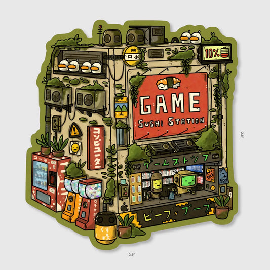 Game Station Sticker