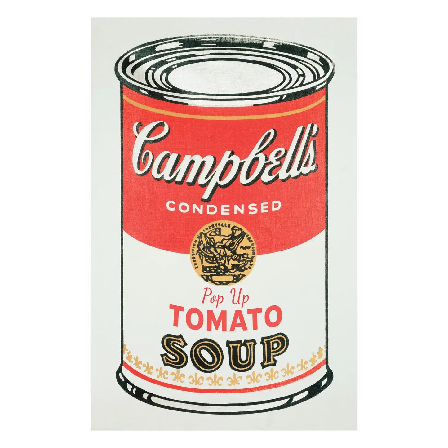 Andy Warhol Campbell's Soup Can Pop Up Greeting Card