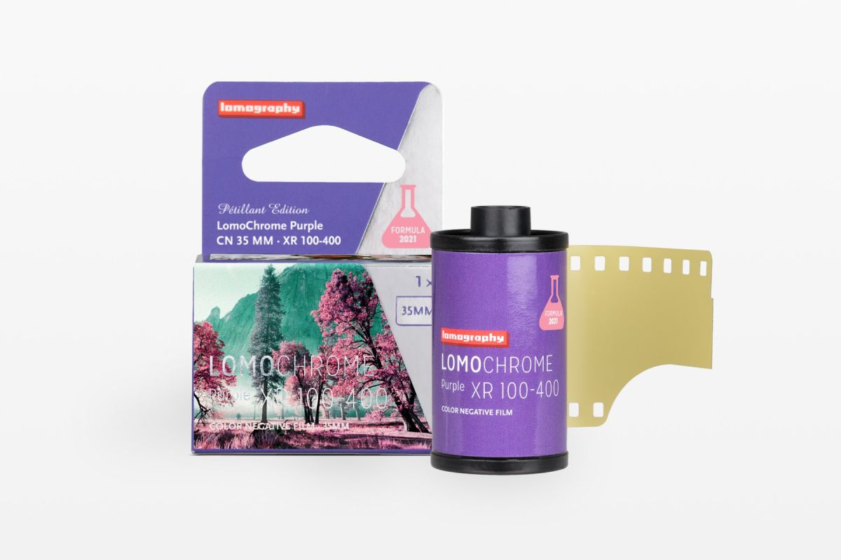 LomoChrome Purple Pétillant 35 mm ISO 100–400 Film Pack