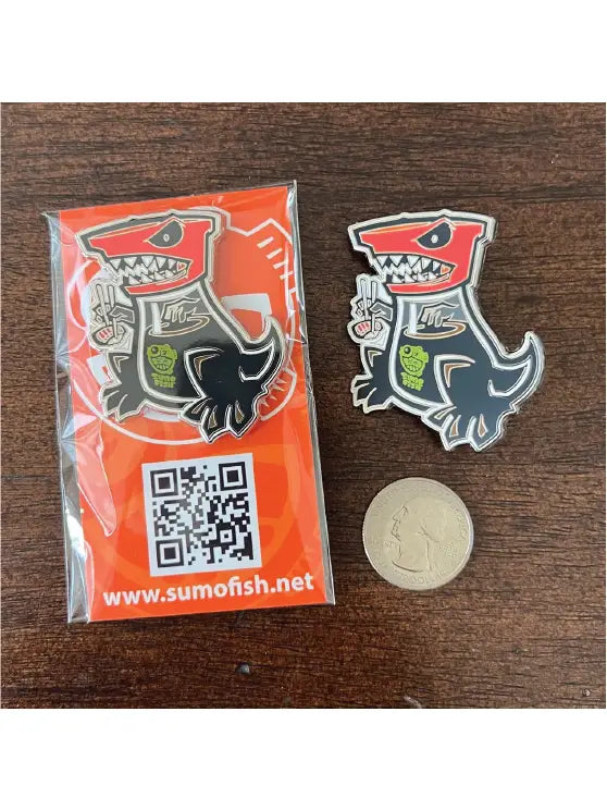 Sumofish: Shoyu T-Rex Enamel Pin