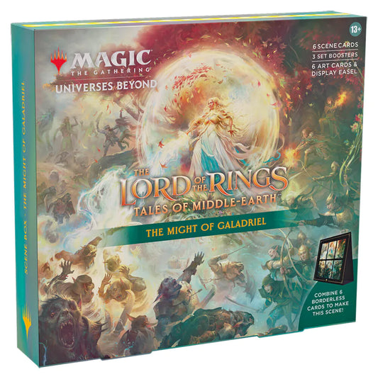 MTG: The Lord of the Rings: Tales of Middle Earth-The Might of Galadriel Scene Box