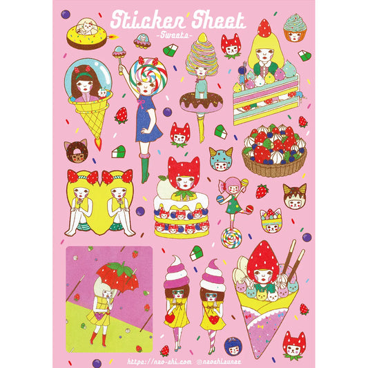 Naoshi: Sweets Sticker Sheet