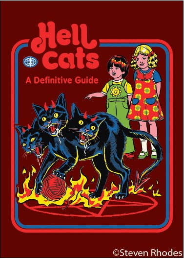Steven Rhodes: Hell Cats. A Definitive Guide Magnet