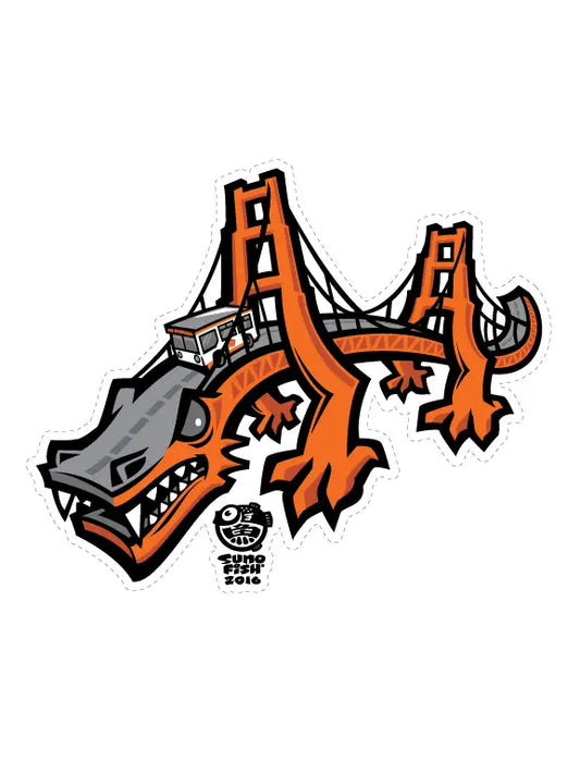 Sumofish: Golden Gate Dragon Decal