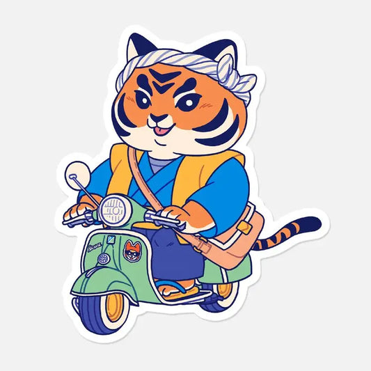 Yeaaah! Studio: Brioche-Vespa Vinyl Sticker