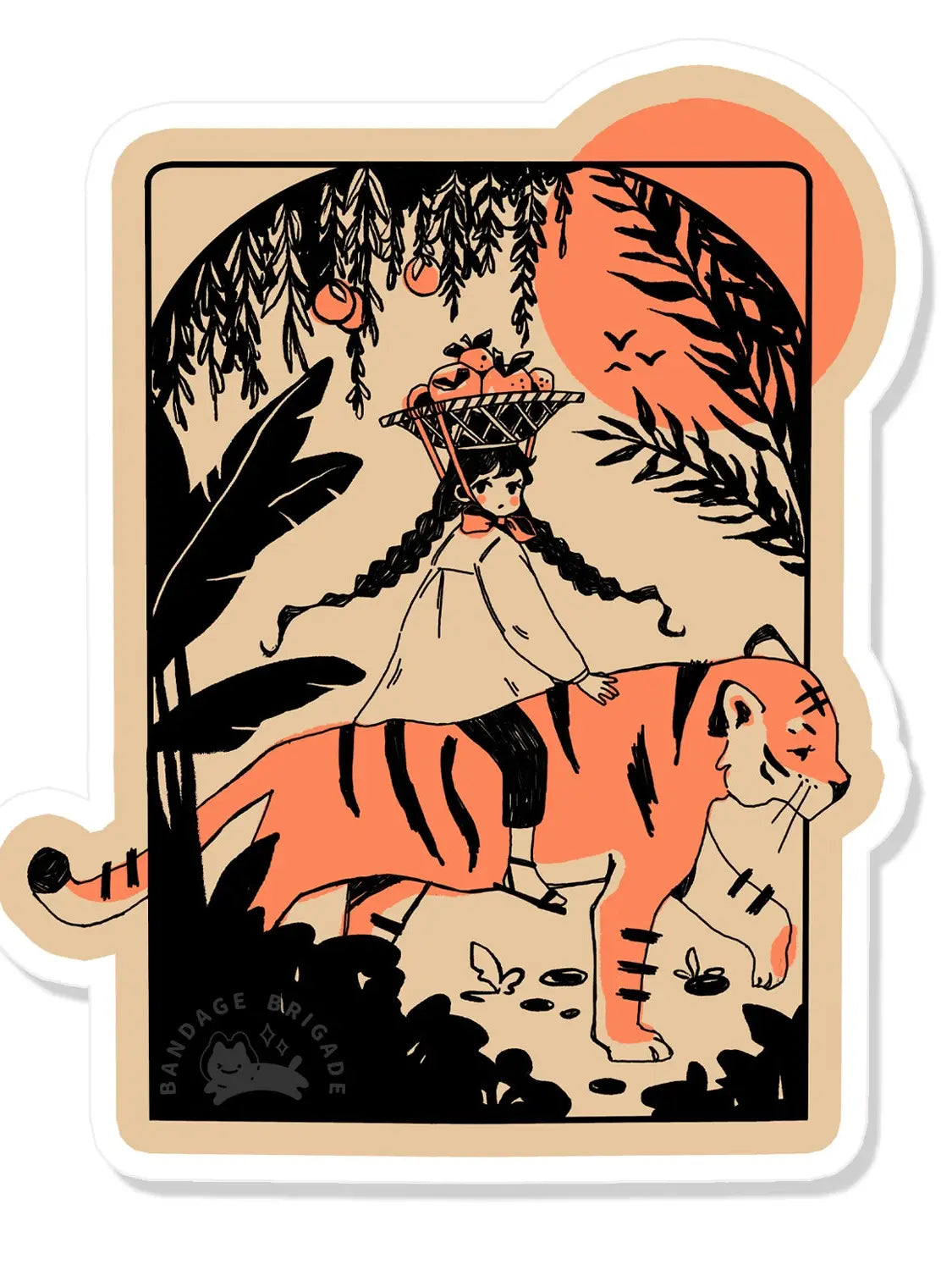 Bandage Brigade: Orange Harvest Sticker