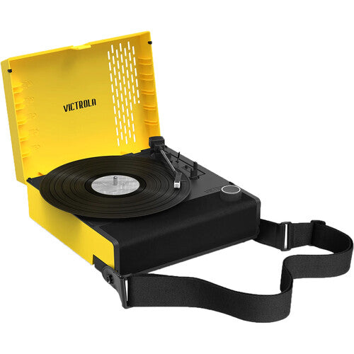 Victrola Revolution GO Portable Record Player: Yellow