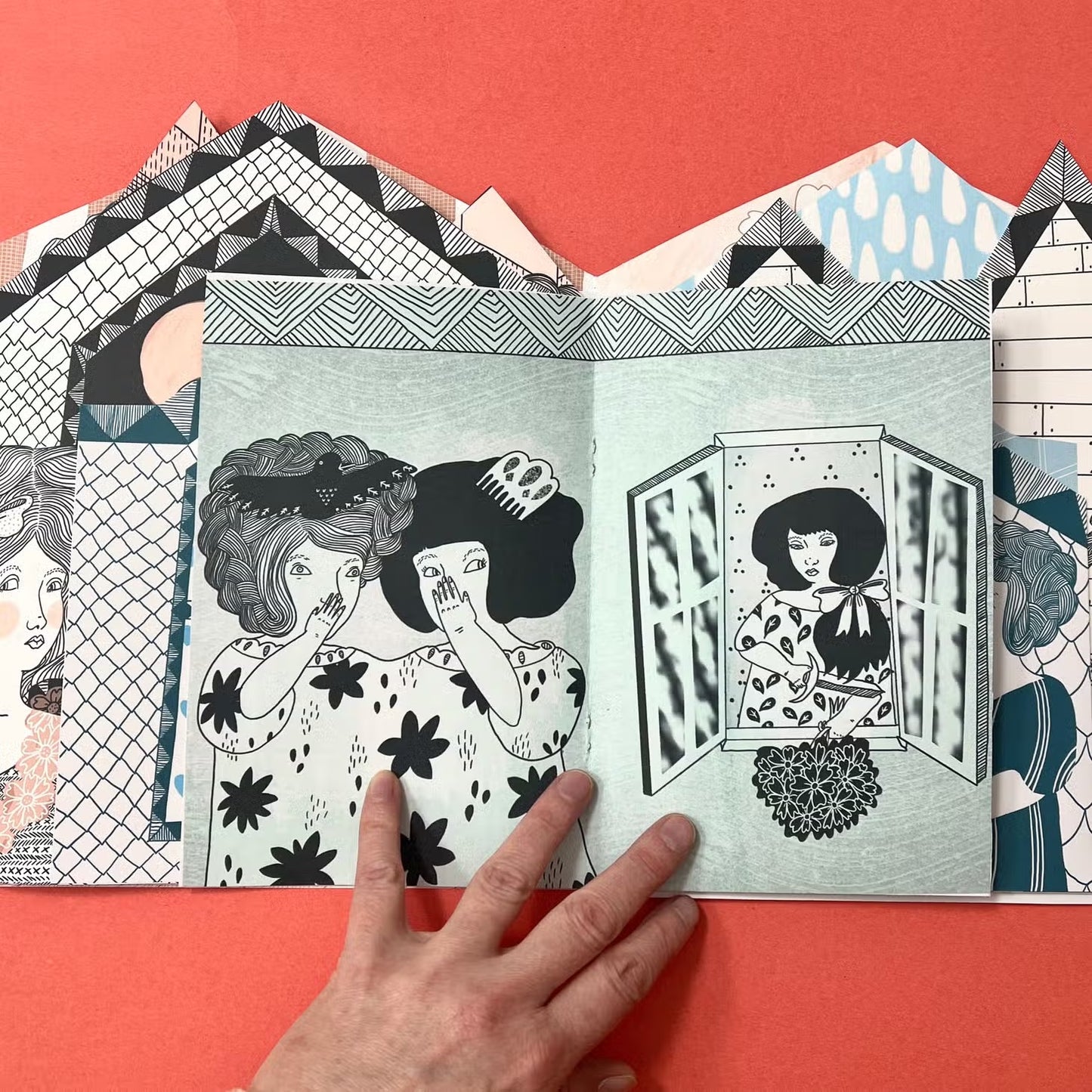 Erika Rier: Pageant - A Fold Out Art Zine