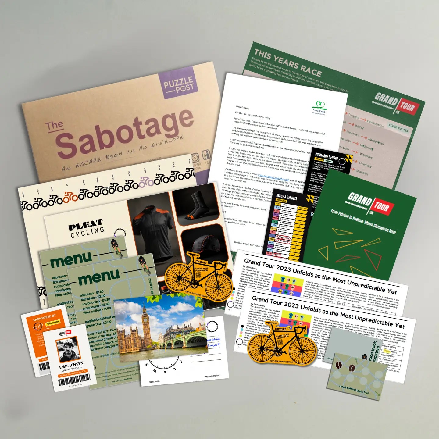 Escape Room in An Envelope: THE SABOTAGE