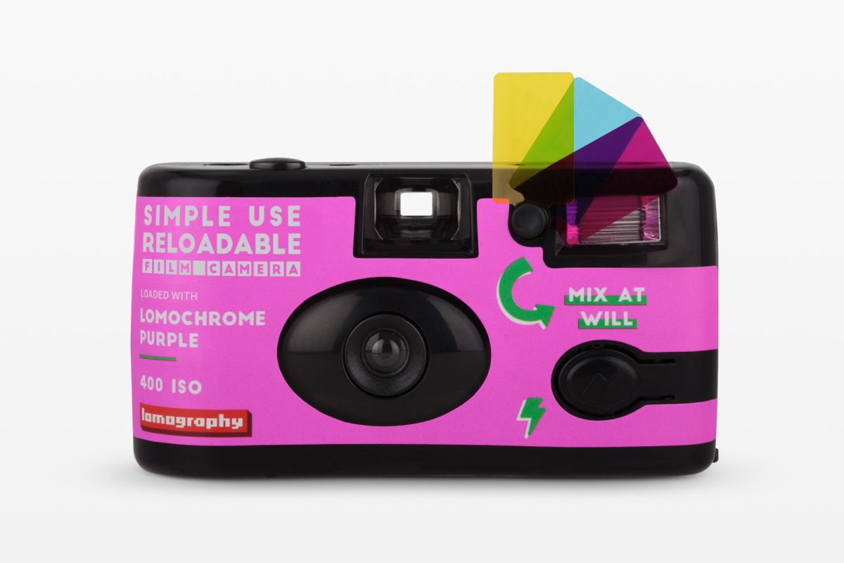 Simple Use Reloadable LomoChrome Purple 35mm Camera