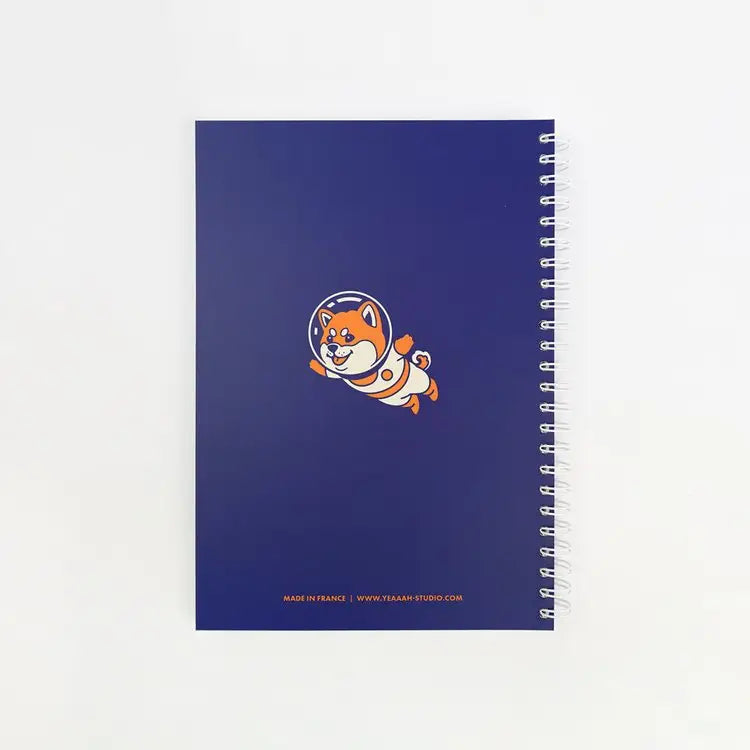 Yeaaah! Studio: Space Shiba Spiral Notebook