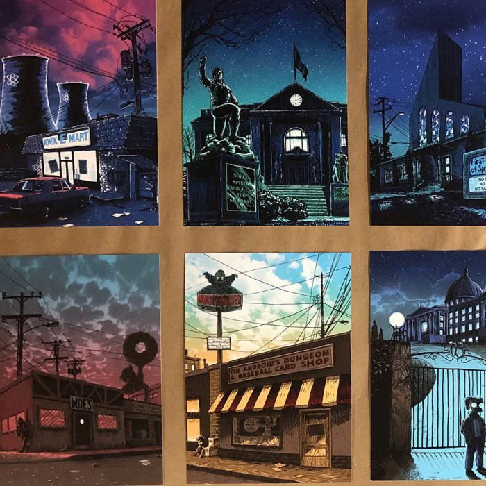Tim Doyle: Springfield Postcard Set