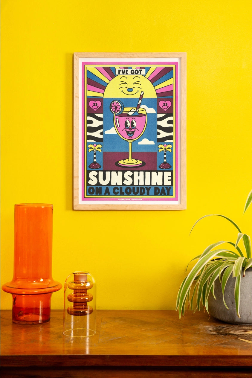 Yeye Weller: the Temptations - Sunshine on a Cloudy Day Art Print