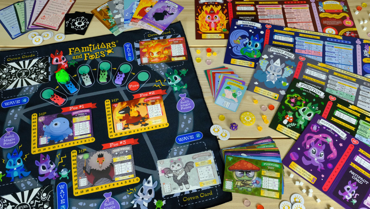 Horrible Adorables: Familiars and Foes Board Game
