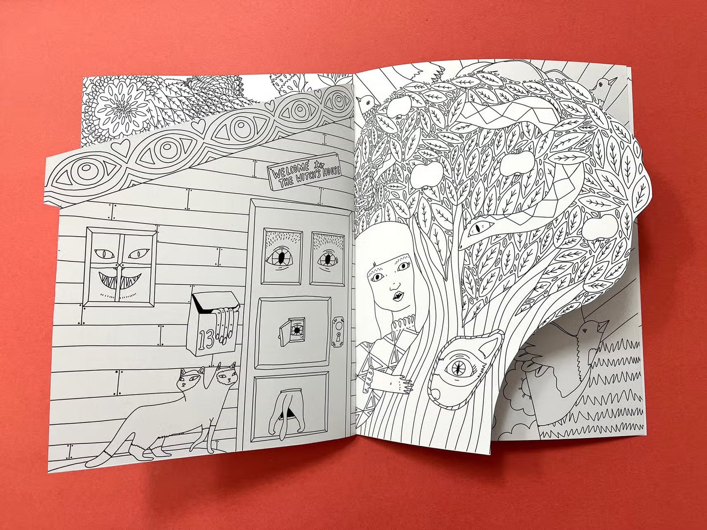 Erika Rier: To the Witch's House We Go Coloring Book
