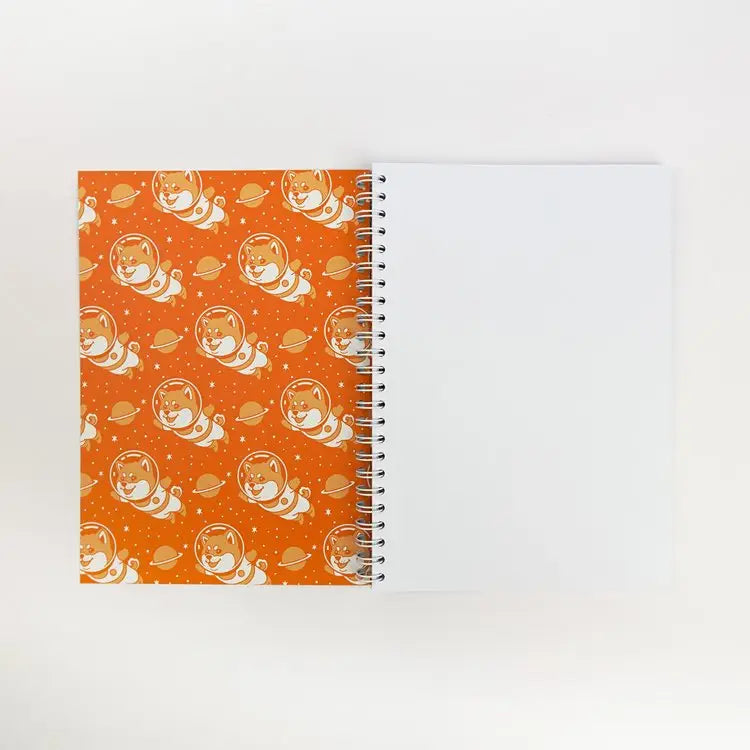 Yeaaah! Studio: Space Shiba Spiral Notebook